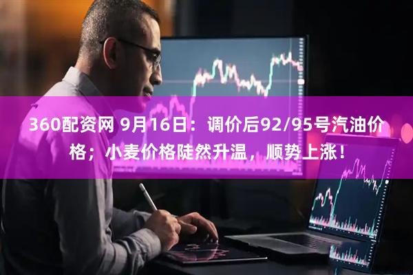 360配资网 9月16日：调价后92/95号汽油价格；小麦价格陡然升温，顺势上涨！