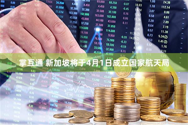掌互通 新加坡将于4月1日成立国家航天局
